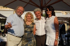 Dir. Claudia Wendner mit Charly Temmel im Vitalhotel