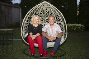 Dir. Claudia Wendner mit Gottfried Würcher im Vitalhotel