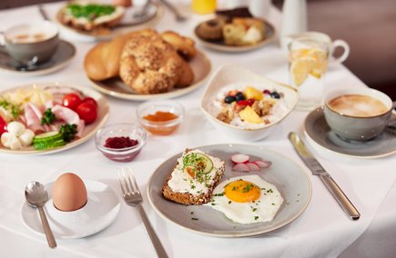 Frühstück im Vitalhotel der Parktherme Frühstück im Vitalhotel der Parktherme